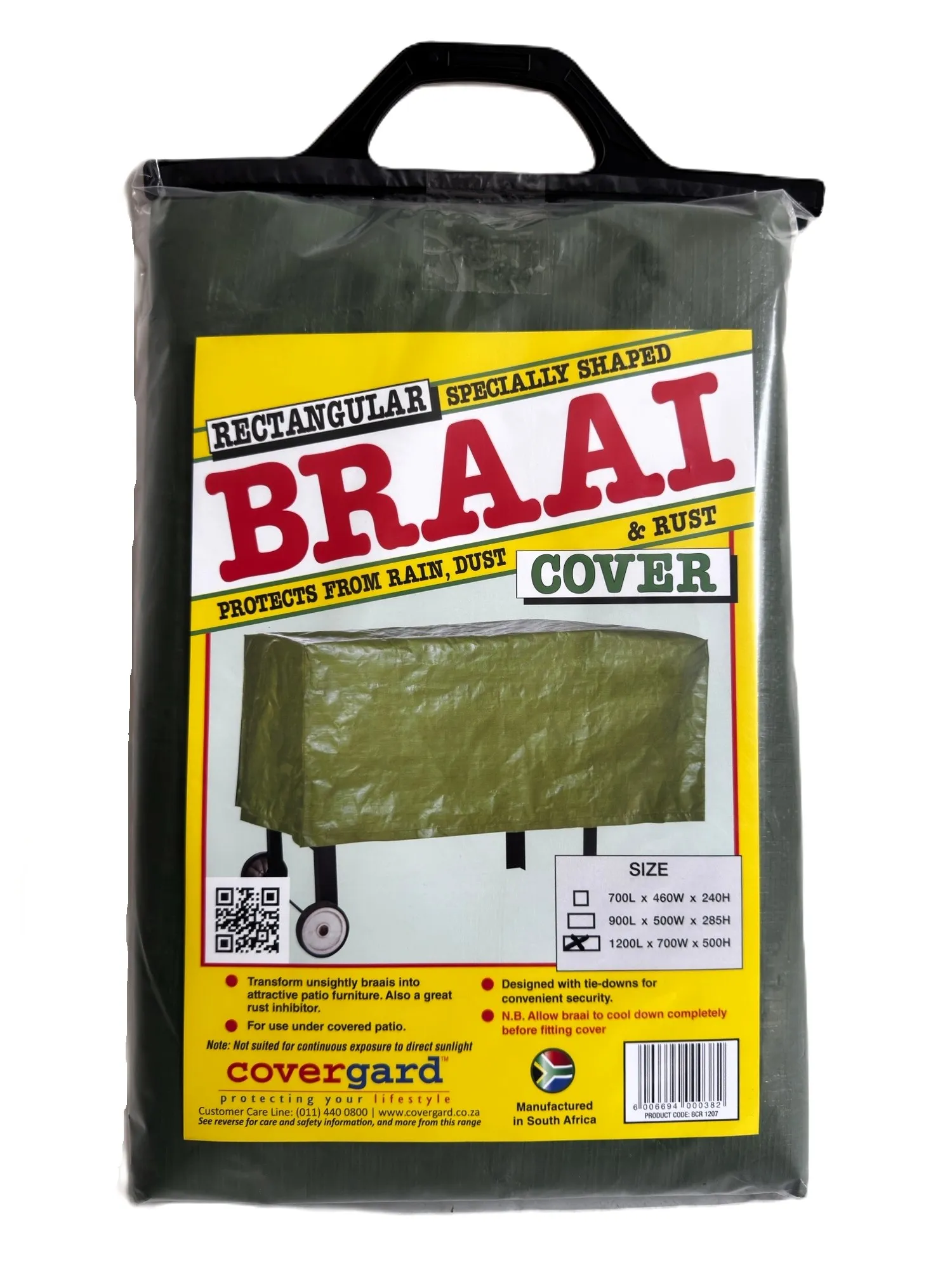 Budget-Braai Cover Rect. Small