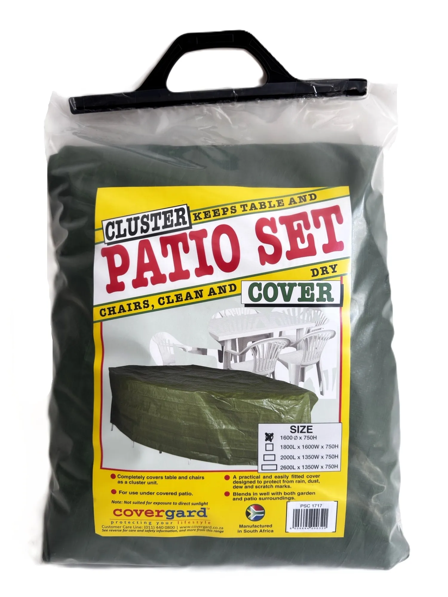Budget-Patio Set Rectangular Cover - 4 Seater
