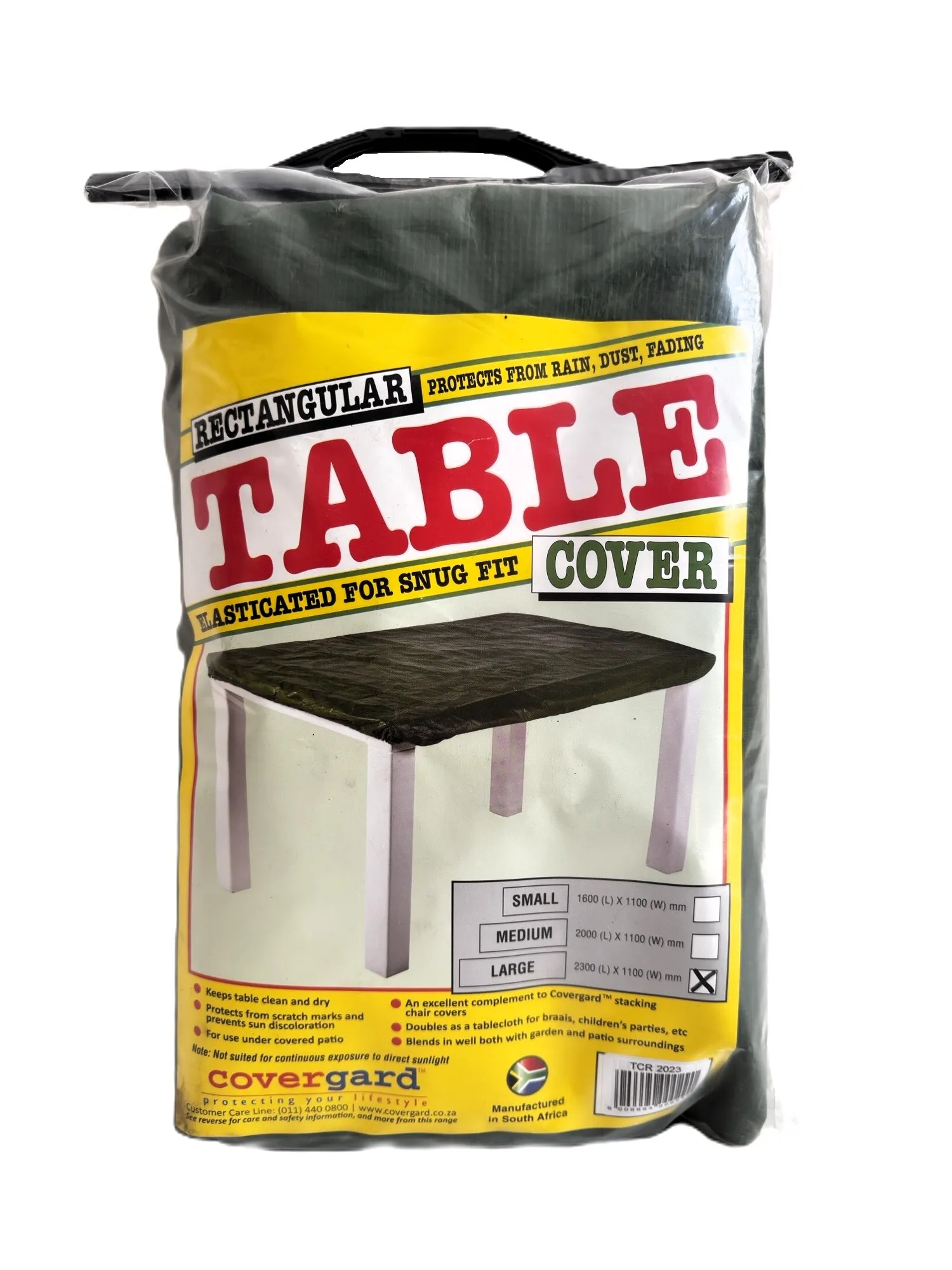 Budget-Table Cap Rect. Lrg