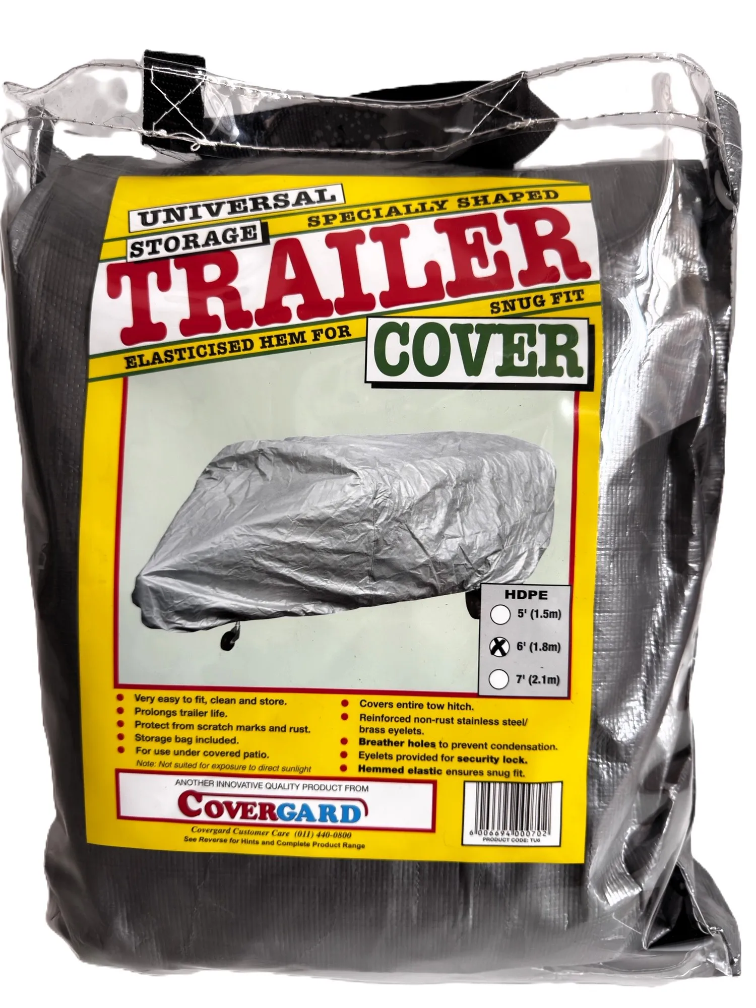 Motor-Trailer Cover 7' Universal HDPE